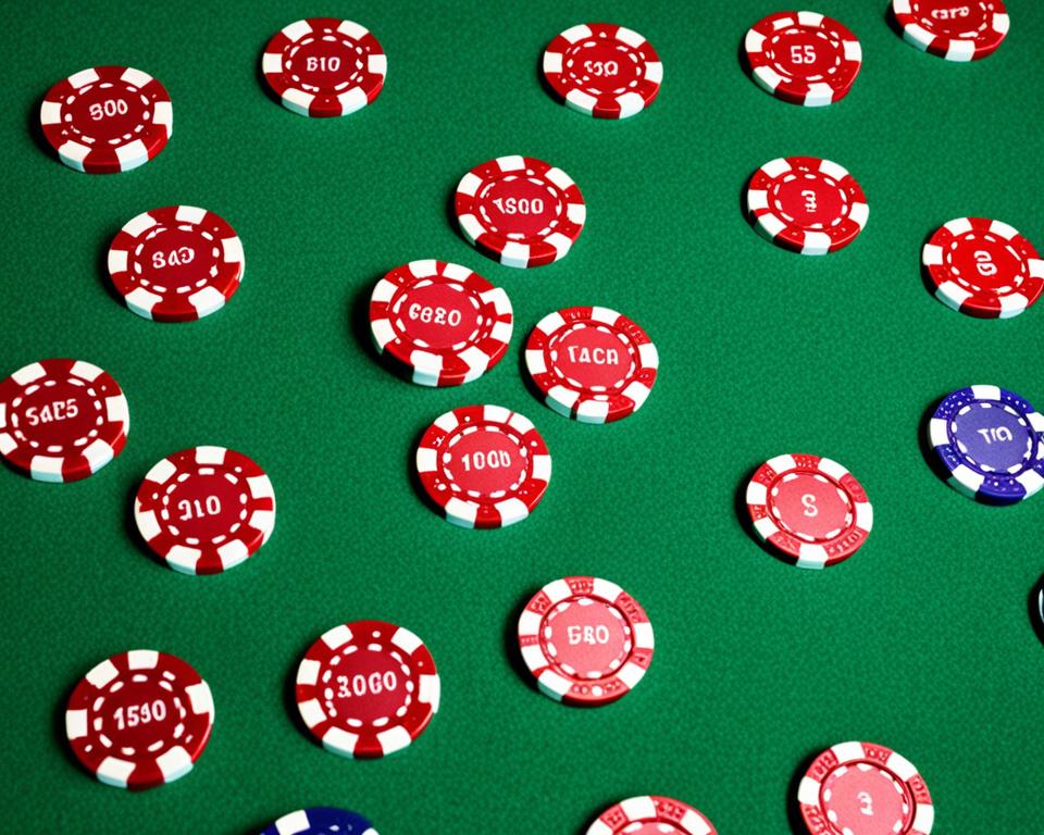 poker chip denominations